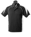 Aussie Pacific Premier Kids Polo Shirt 3301 Casual Wear Aussie Pacific Black/White 6 