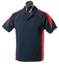 Aussie Pacific Premier Kids Polo Shirt 3301 Casual Wear Aussie Pacific Navy/Red 6 