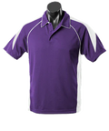 Aussie Pacific Premier Kids Polo Shirt 3301 Casual Wear Aussie Pacific Purple/White 6 