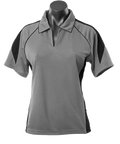 Aussie Pacific Premier Ladies Polo Shirt 2301 Casual Wear Aussie Pacific Ashe/Black 8 