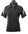 Aussie Pacific Premier Ladies Polo Shirt 2301 Casual Wear Aussie Pacific Black/Ashe 8 