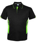 Aussie Pacific Tasman Men's Polo Shirt 1311 Casual Wear Aussie Pacific Black/Neon Green S 