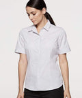 Aussie Pacific Ladies Bayview Short Sleeve Shirt 2906S Corporate Wear Aussie Pacific   