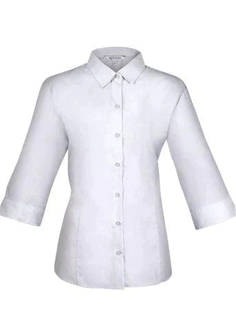 Aussie Pacific Ladies Belair 3/4 Sleeve Shirt 2905T Corporate Wear Aussie Pacific Silver 4 
