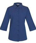 Aussie Pacific Ladies Belair 3/4 Sleeve Shirt 2905T Corporate Wear Aussie Pacific Navy 4 