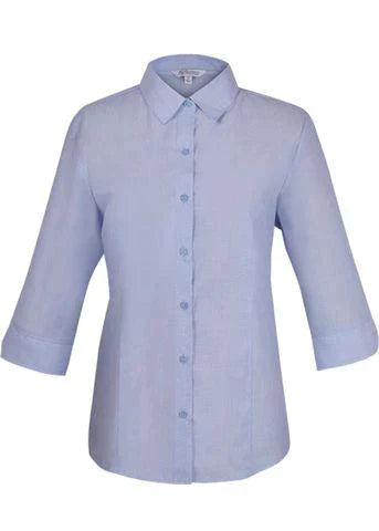 Aussie Pacific Ladies Belair 3/4 Sleeve Shirt 2905T Corporate Wear Aussie Pacific Sky 4 
