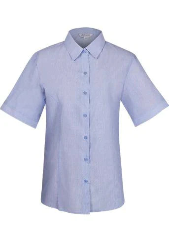 Aussie Pacific Ladies Belair Short Sleeve Shirt 2905S Corporate Wear Aussie Pacific Sky 4 