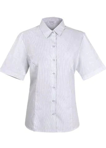 Aussie Pacific Ladies Belair Short Sleeve Shirt 2905S Corporate Wear Aussie Pacific Silver 4 