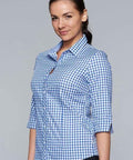 Aussie Pacific Ladies Brighton 3/4 Sleeve Shirt 2909T Corporate Wear Aussie Pacific   