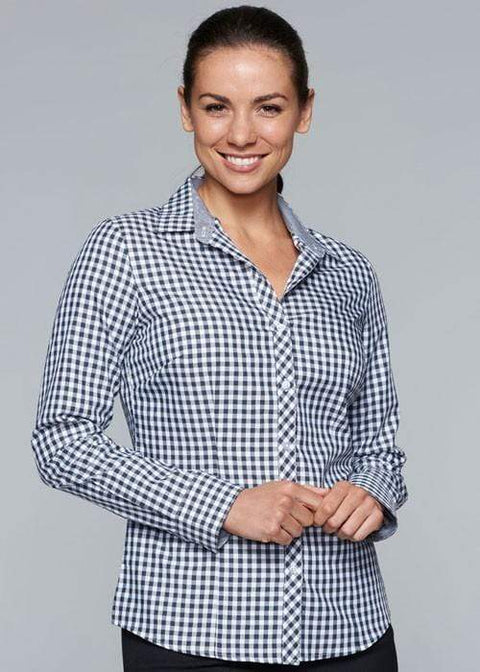 Aussie Pacific Ladies Brighton Long Sleeve Shirt 2909L Corporate Wear Aussie Pacific   