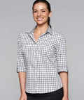 Aussie Pacific Ladies Devonport 3/4 Sleeve Shirt 2908T Corporate Wear Aussie Pacific   
