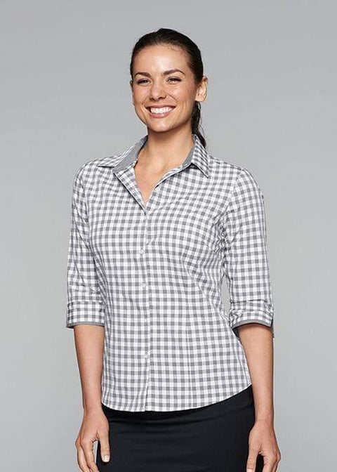 Aussie Pacific Ladies Devonport 3/4 Sleeve Shirt 2908T Corporate Wear Aussie Pacific   