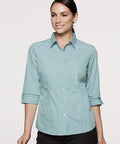 Aussie Pacific Ladies Epsom 3/4 Sleeve Shirt 2907T Corporate Wear Aussie Pacific   
