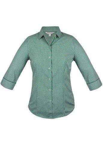 Aussie Pacific Ladies Epsom 3/4 Sleeve Shirt 2907T Corporate Wear Aussie Pacific Emerald 4 