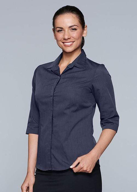 Aussie Pacific Ladies 3/4 Sleeve Shirt 2902T Corporate Wear Aussie Pacific   