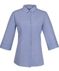 Aussie Pacific Ladies 3/4 Sleeve Shirt 2902T Corporate Wear Aussie Pacific Mid Blue 4 