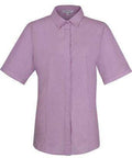 Aussie Pacific Ladies Short Sleeve Shirt 2902S Corporate Wear Aussie Pacific Mauve 4 