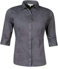 Aussie Pacific Ladies 3/4 Sleeve Shirt 2903T Corporate Wear Aussie Pacific Slate 4 