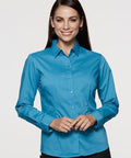 Aussie Pacific Ladies Long Sleeve Work Shirt 2903L Corporate Wear Aussie Pacific   