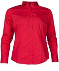 Aussie Pacific Ladies Long Sleeve Work Shirt 2903L Corporate Wear Aussie Pacific Red 4 