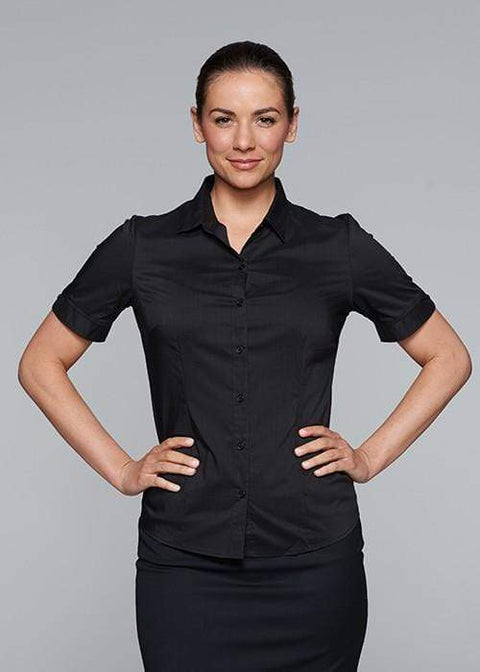 Aussie Pacific Ladies Short Sleeve Work Shirt 2903S Corporate Wear Aussie Pacific   