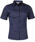 Aussie Pacific Ladies Short Sleeve Work Shirt 2903S Corporate Wear Aussie Pacific Navy 4 