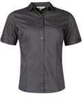 Aussie Pacific Ladies Short Sleeve Work Shirt 2903S Corporate Wear Aussie Pacific Black 4 