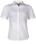 Aussie Pacific Ladies Short Sleeve Work Shirt 2903S Corporate Wear Aussie Pacific White 4 