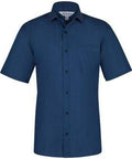 Aussie Pacific Men's Belair Short Sleeve Shirt 1905S Corporate Wear Aussie Pacific Navy XXS 