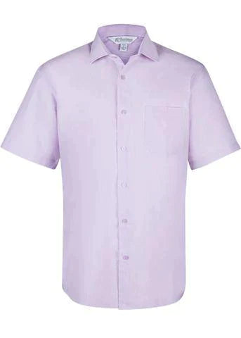 Aussie Pacific Men's Belair Short Sleeve Shirt 1905S Corporate Wear Aussie Pacific Lilac XXS 