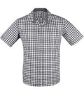 Aussie Pacific Men's Devonport Short Sleeve Shirt 1908S Corporate Wear Aussie Pacific Charcoal XXS 