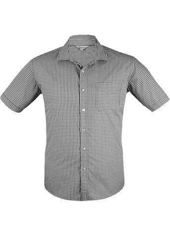 Aussie Pacific Men's Epsom Short Sleeve Shirt 1907s Corporate Wear Aussie Pacific Slate XXS 