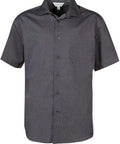 Aussie Pacific Grange Men's Short Sleeve Shirt 1902s Corporate Wear Aussie Pacific Shadow Grey XXS 