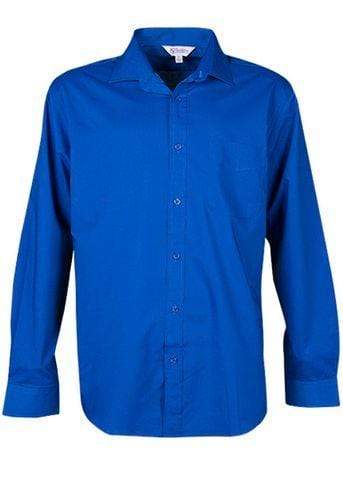 Aussie Pacific Men's Mosman Long Sleeve Shirt 1903l Corporate Wear Aussie Pacific Royal XXS 