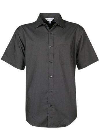 Aussie Pacific Men's Mosman Short Sleeve Shirt 1903S Corporate Wear Aussie Pacific Black XXS 