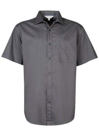Aussie Pacific Men's Mosman Short Sleeve Shirt 1903S Corporate Wear Aussie Pacific Slate XXS 
