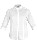Aussie Pacific Ladies Kingswood 3/4 Sleeve Shirt 2910t Corporate Wear Aussie Pacific White 4 