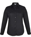 Aussie Pacific Ladies Kingswood Long Sleeve Shirt 2910L Corporate Wear Aussie Pacific Black 4 