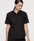 Aussie Pacific Ladies Kingswood Short Sleeve Shirt 2910S Corporate Wear Aussie Pacific   