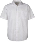 Aussie Pacific Men's Kingswood Short Sleeve Shirt 1910S Corporate Wear Aussie Pacific White XXS 