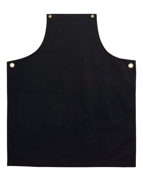 Australian Industrial Wear Hospitality & Chefwear Black BRUNSWICK bib apron m3200