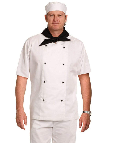 Australian Industrial Wear Hospitality & Chefwear CHEF’S SHORT SLEEVE JACKET CJ02