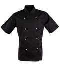 Australian Industrial Wear Hospitality & Chefwear Black / 2XS CHEF’S SHORT SLEEVE JACKET CJ02