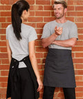 Australian Industrial Wear Hospitality & Chefwear FITZROY HALF WAIST APRON M3100
