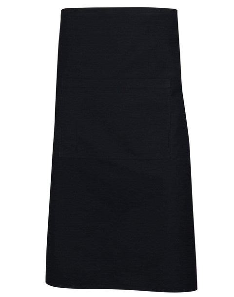 Australian Industrial Wear Hospitality & Chefwear Black / W 86cm x H 70cm long WAIST APRON AP02