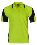 Australian Industrial Wear Work Wear Yellow/Navy / 2XS AIW Alliance short sleeve safety polo - Unisex SW71