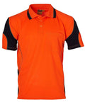Australian Industrial Wear Work Wear Orange/Navy / 2XS AIW Alliance short sleeve safety polo - Unisex SW71