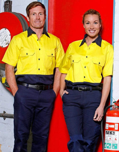 Australian Industrial Wear Work Wear COTTON DRILL safety shirt SW53