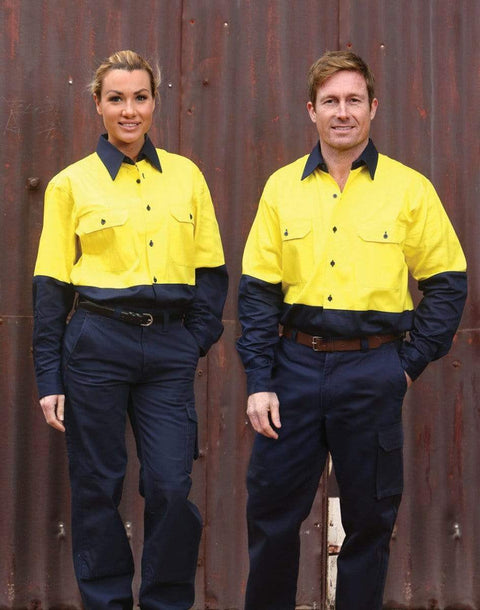 Australian Industrial Wear Work Wear COTTON DRILL safety shirt SW54