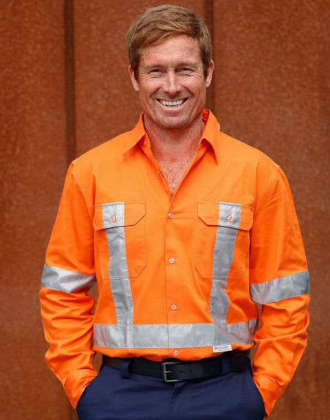 Australian Industrial Wear Work Wear COTTON DRILL safety shirt SW56
